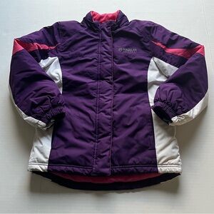Magellan Outdoors Girls Dual Coat Winter Ski Snowboard Jacket Pink Purple M